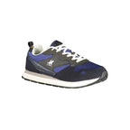 Blue Polyester Men Sneaker