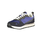 Blue Polyester Men Sneaker