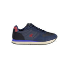Blauer Herren-Sneaker aus Polyurethan