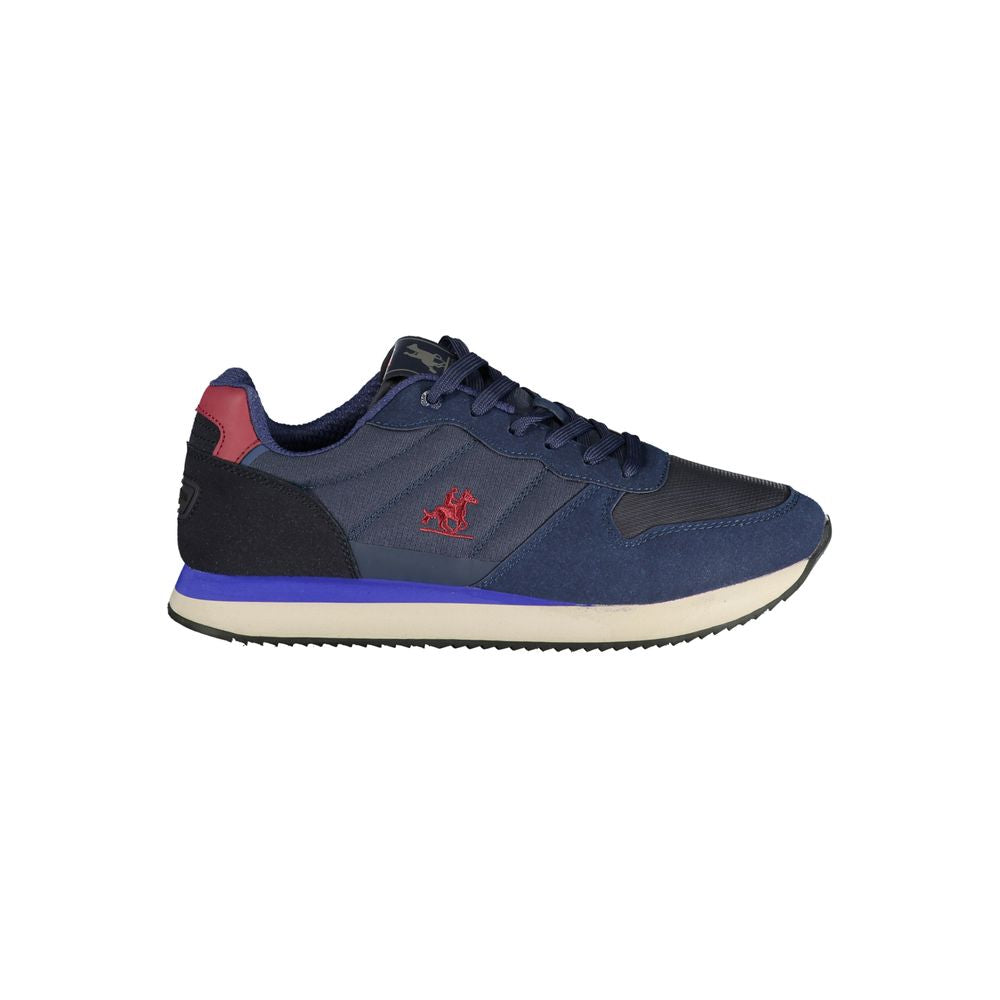 Blauer Herren-Sneaker aus Polyurethan