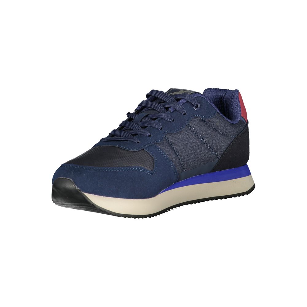 Blauer Herren-Sneaker aus Polyurethan