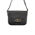 Black Polyurethane Women Handbag