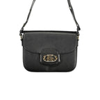 Black Polyurethane Women Handbag