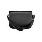 Black Polyurethane Women Handbag
