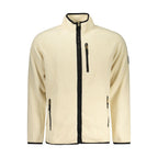 White Polyester Men Sweatshirt