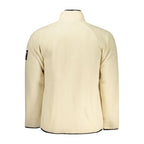 White Polyester Men Sweatshirt