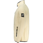 White Polyester Men Sweatshirt