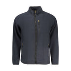Blu Polyester Men Sweatshirt