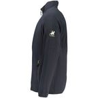 Blu Polyester Men Sweatshirt