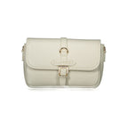 Bianco Polyurethane Women Handbag