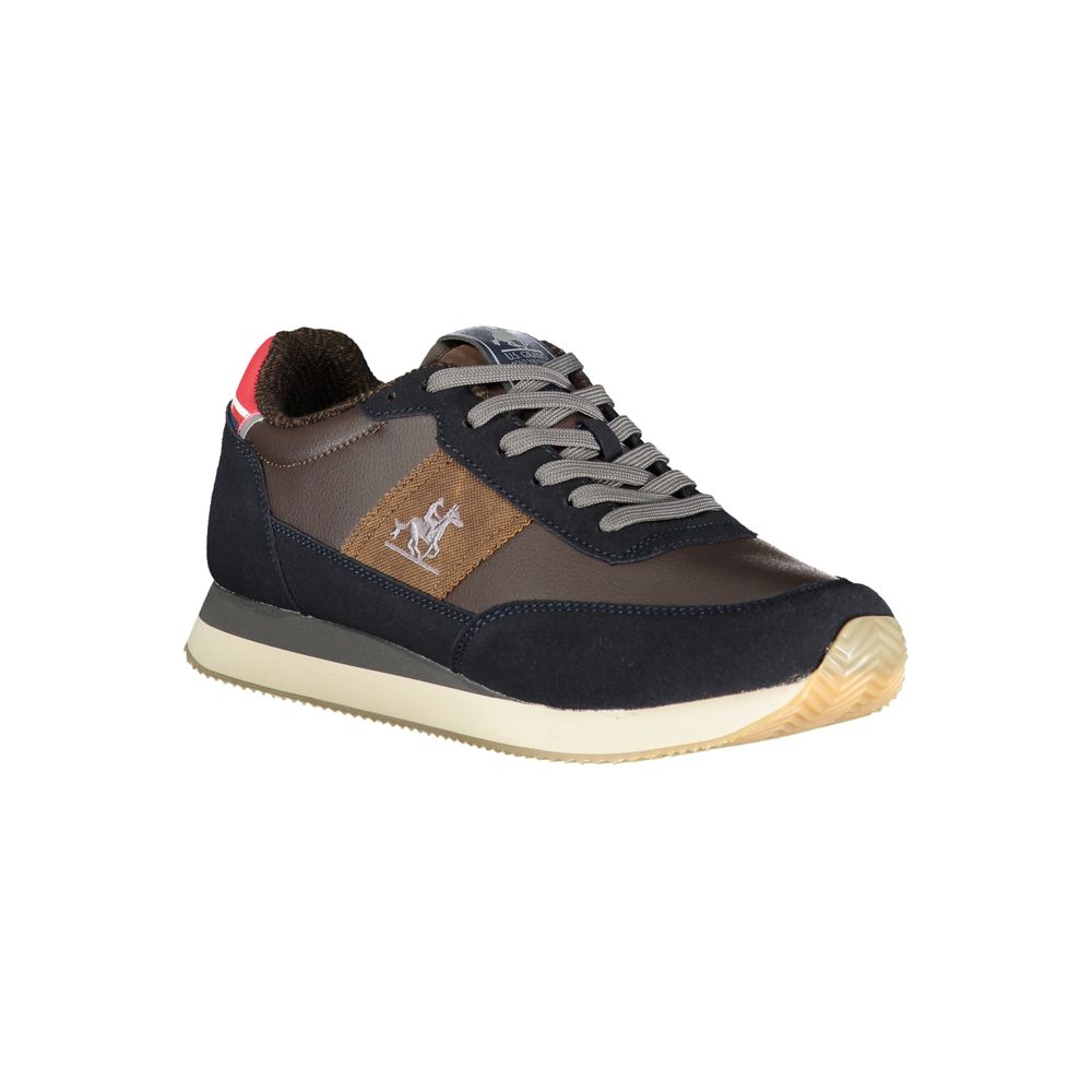 Brown Polyurethane Men's Sneaker