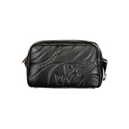 Black Polyurethane Women Handbag