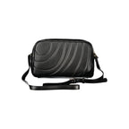 Black Polyurethane Women Handbag
