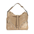 Braune Damen-PU-Tasche