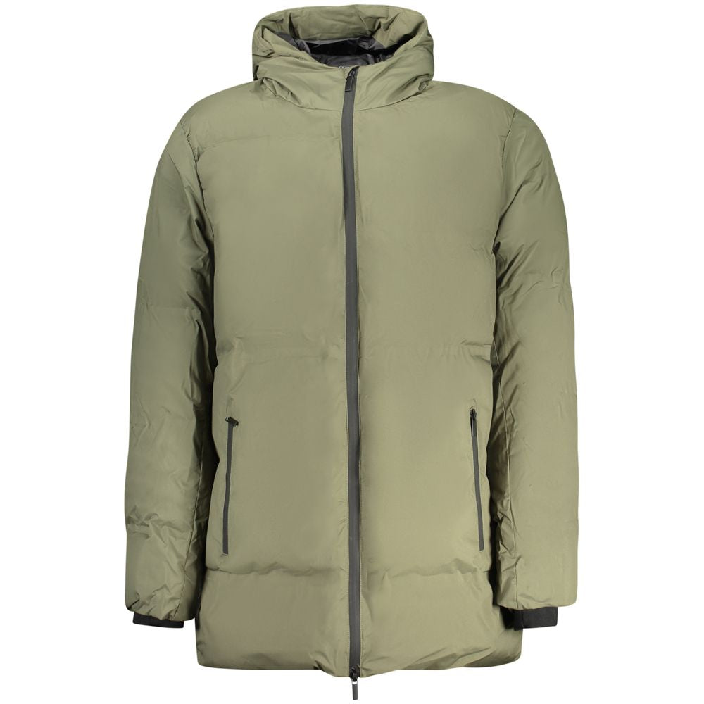 Verde Polyester Mens Jacket