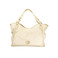 Beige Polyurethan Damen-Umhängetasche