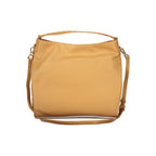 Braune Polyurethan Damen Schultertasche