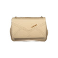 Beige Polyurethan-Umhängetasche für Damen