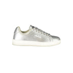Blue Polyurethane Men Sneaker