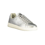 Blue Polyurethane Men Sneaker