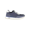 Blue Polyester Men Sneaker