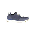 Blue Polyester Men Sneaker