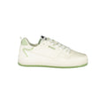 Weißer Polyurethan Damen-Sneaker