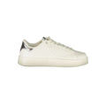 Weiße Damen-Sneaker aus Polyurethan
