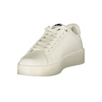 Weiße Damen-Sneaker aus Polyurethan