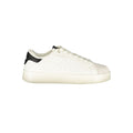 White Polyurethane Women Sneaker