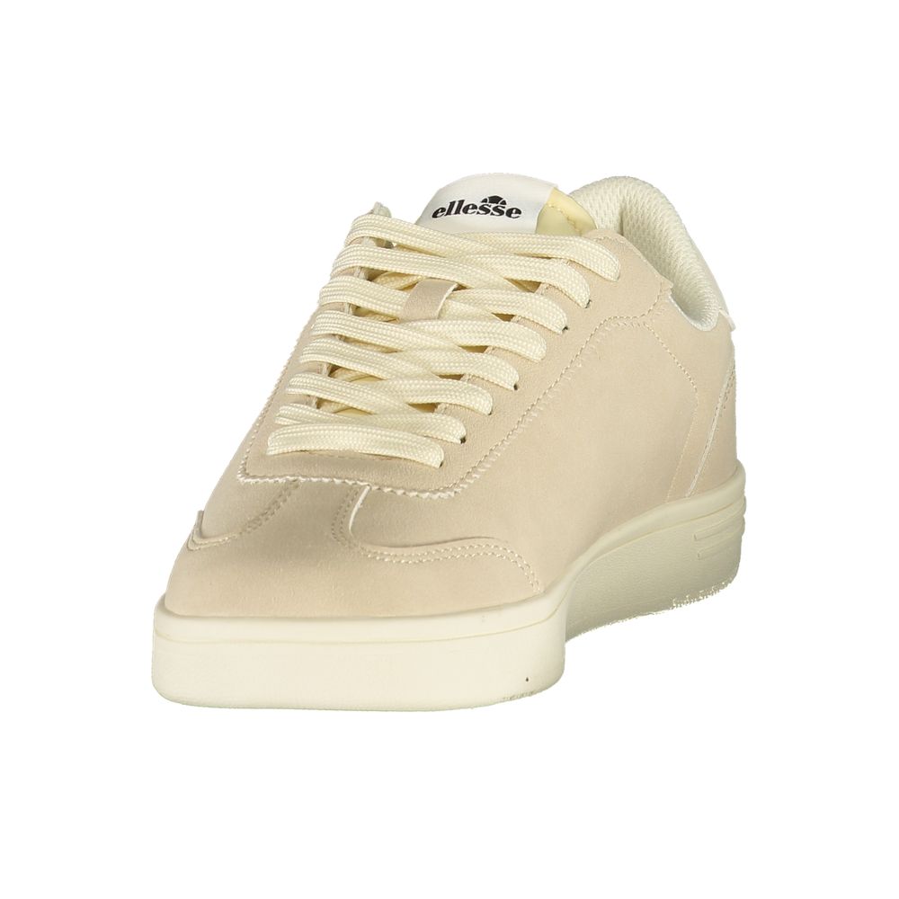 Beiger Sneaker für Damen aus Polyurethan