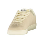 Beiger Sneaker für Damen aus Polyurethan
