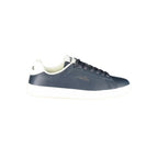 Blue Polyurethane Men Sneaker