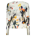 Weißes Viscose Damen T-Shirt