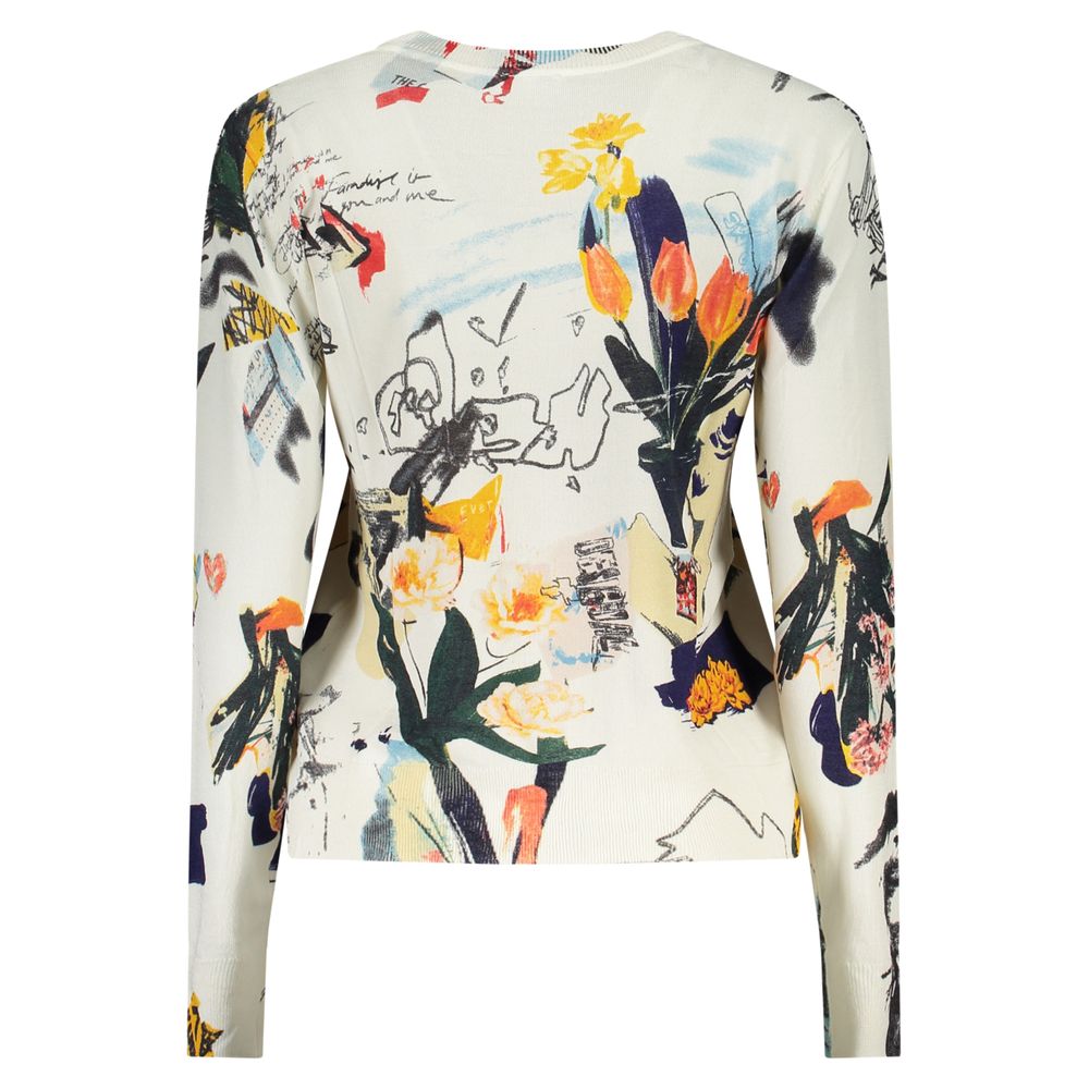 Weißes Viscose Damen T-Shirt