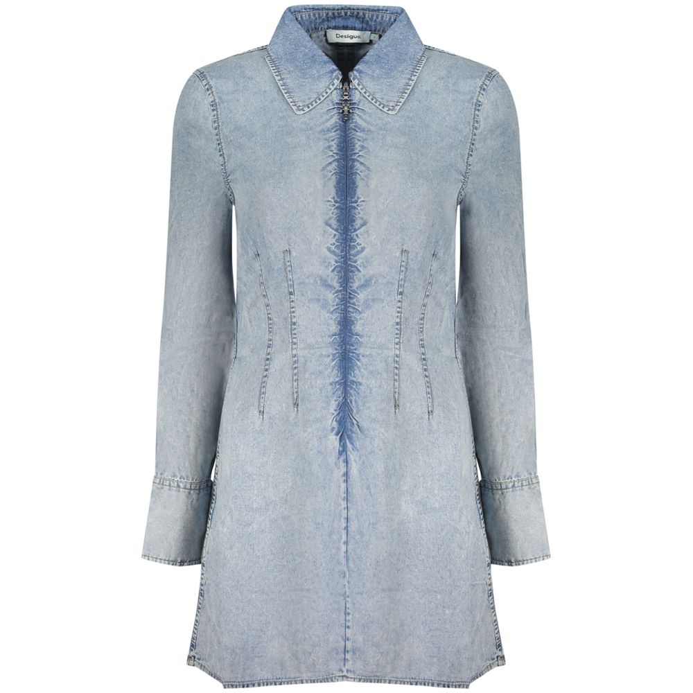 Light Blue Lyocell Women's Dress