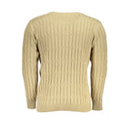 Beige Acrylic Men Sweater