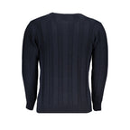 Blu Acrylic Men Sweater