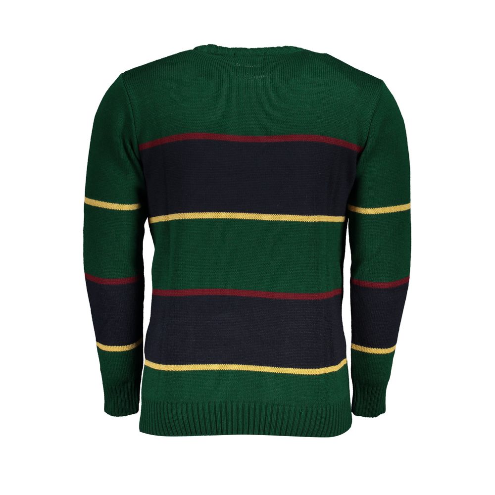 Verde Acrylic Men Sweater