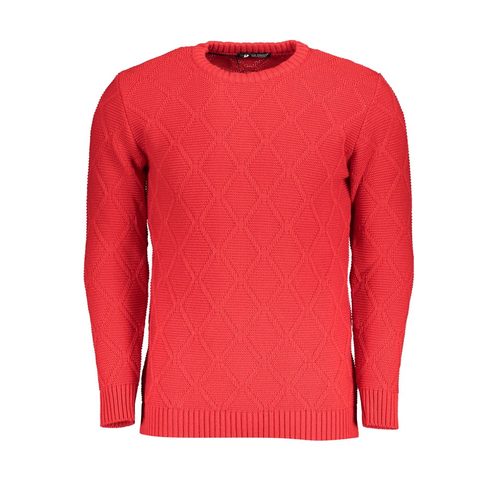 Rot Acryl Herren Pullover