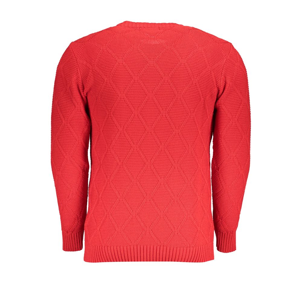 Rot Acryl Herren Pullover