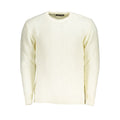 Weißer Acryl-Herrenpullover