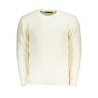 Weißer Acryl-Herrenpullover