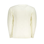 Weißer Acryl-Herrenpullover