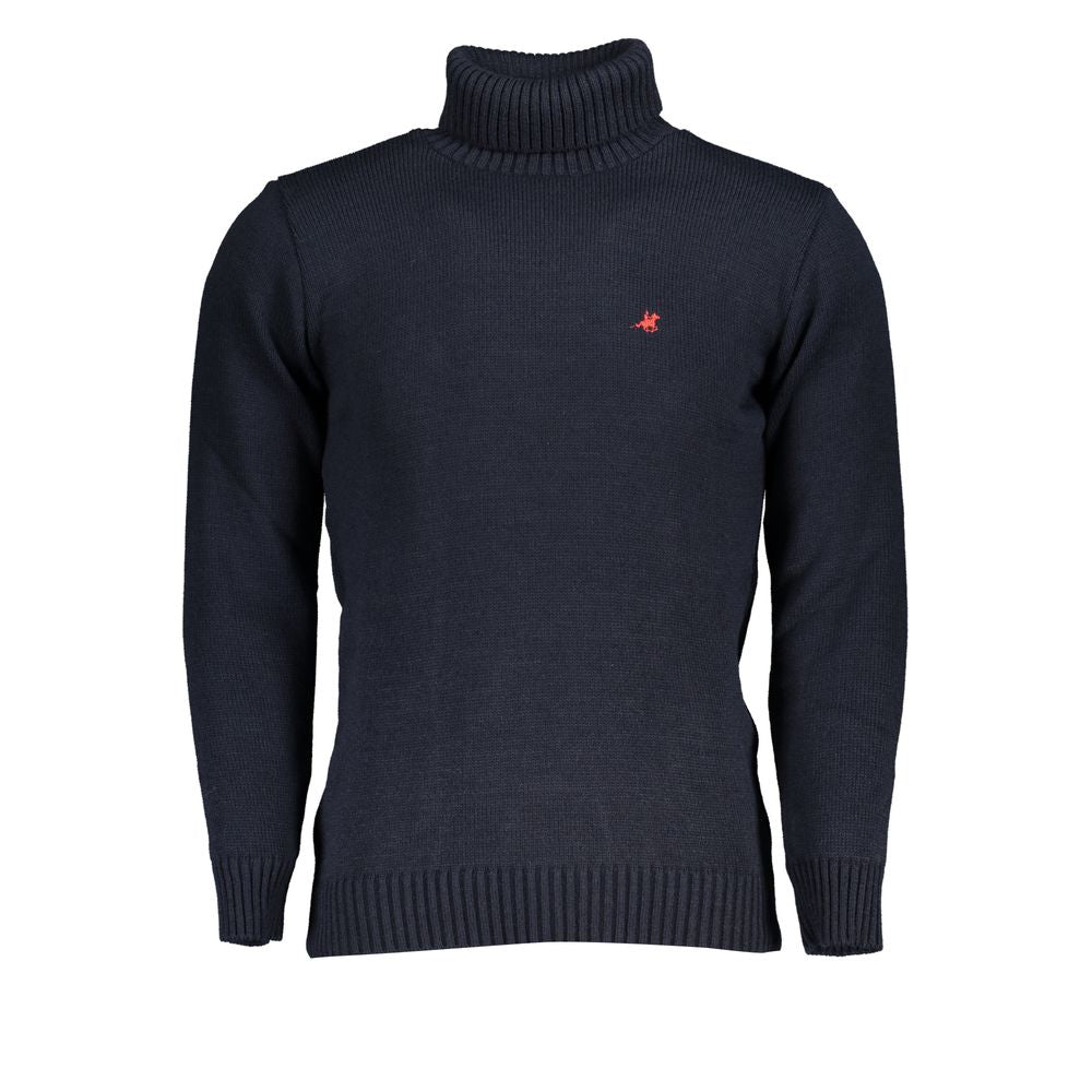 Blauer Herrenpullover aus Acryl