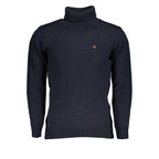 Blauer Herrenpullover aus Acryl