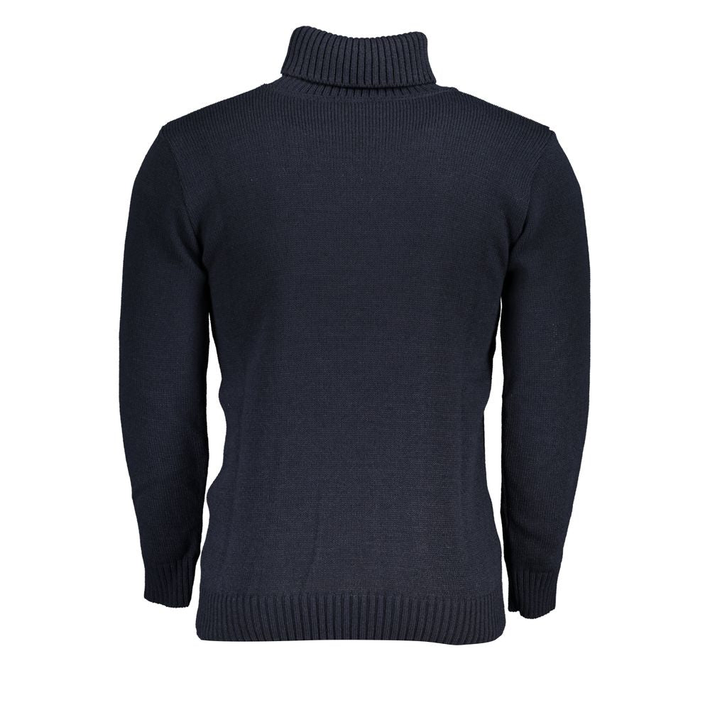 Blauer Herrenpullover aus Acryl