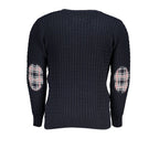 Blu Acrylic Mens Sweater