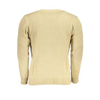 Beiger Herrenpullover aus Acryl