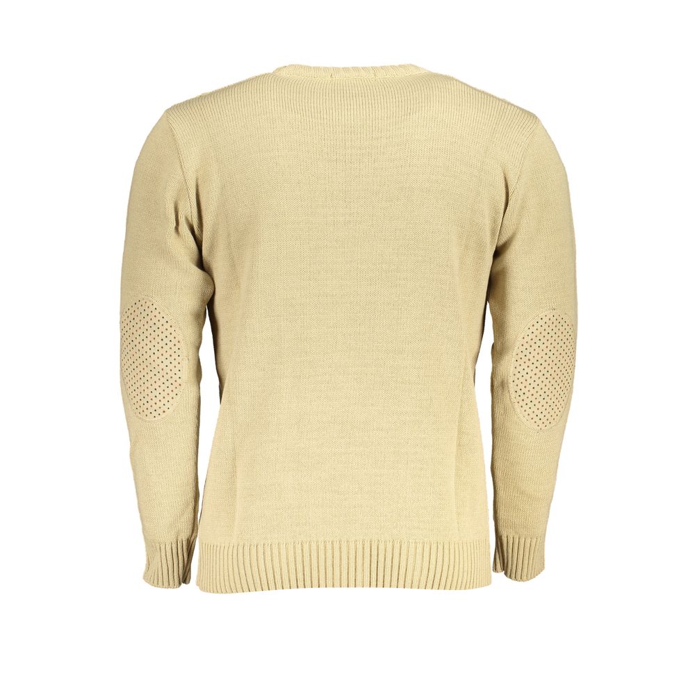 Beiger Herrenpullover aus Acryl